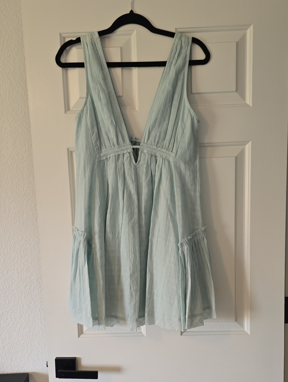 Cotton Candy LA Light Blue V-Neck Sleeveless Women's Dress Sz Sm